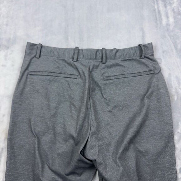Uniqlo Mens Size Medium Gray Smart Ankle Pants Stretch Drawstring - Picture 4 of 10